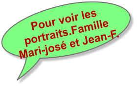 Pour voir les portraits.Famille  Mari-josé et Jean-F.