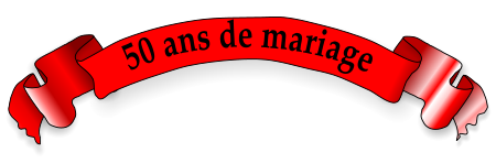 50 ans de mariage